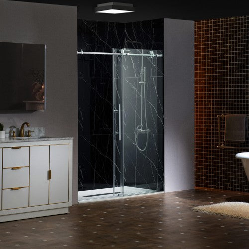 Stainless Steel Chrome Shower Door Chrome 2