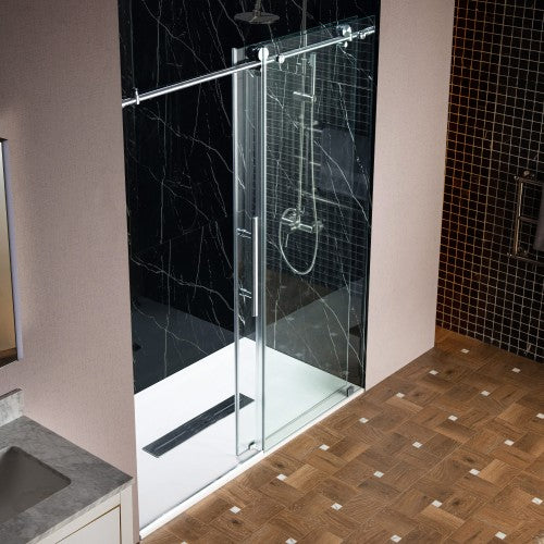 Stainless Steel Chrome Shower Door Chrome 10