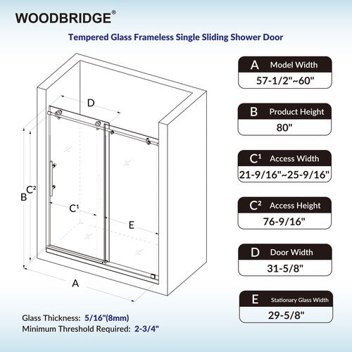 Stainless Steel Chrome Shower Door Chrome 11