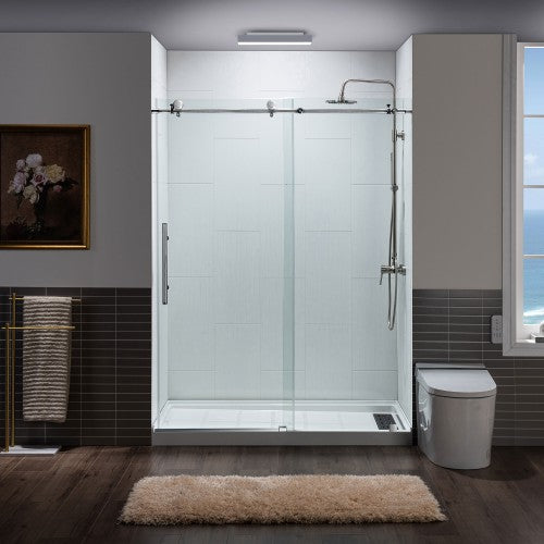 Stainless Steel Chrome Shower Door Chrome 1