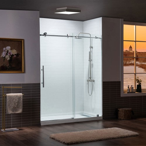 Stainless Steel Chrome Shower Door Chrome 10