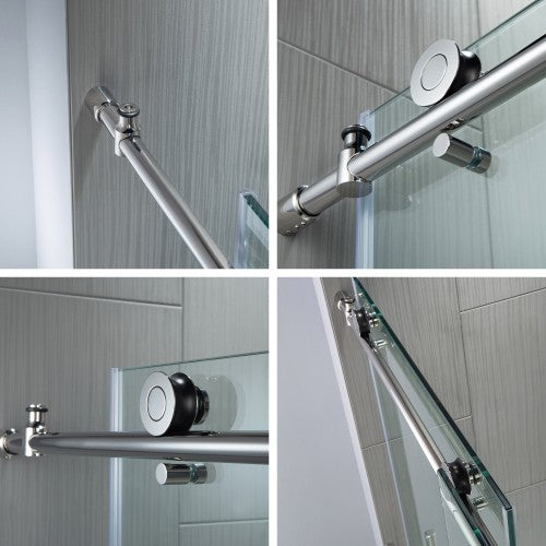 Stainless Steel Chrome Shower Door Chrome 5