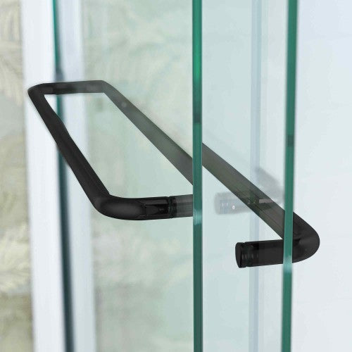 Stainless Steel Matte Black Shower Door Matte Black 7