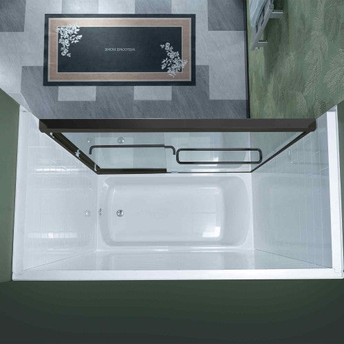 Stainless Steel Matte Black Shower Door Matte Black 5