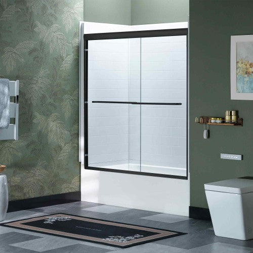 Stainless Steel Matte Black Shower Door Matte Black 2