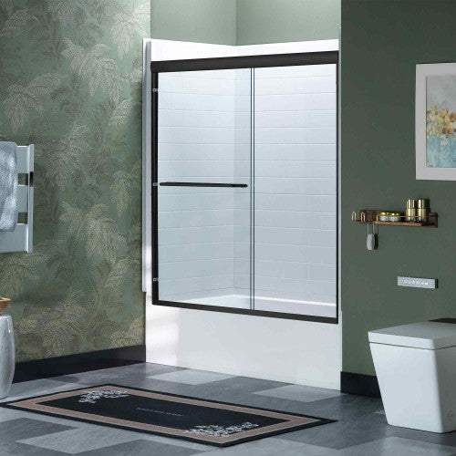 Stainless Steel Matte Black Shower Door Matte Black 3