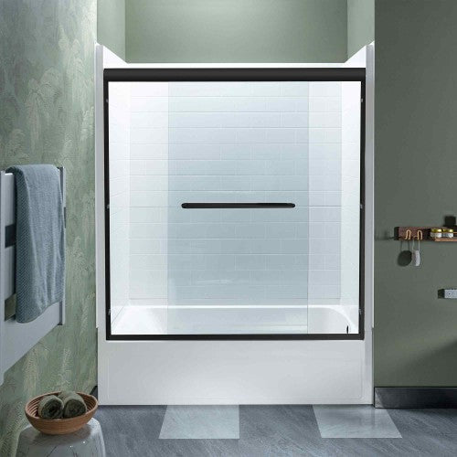Stainless Steel Matte Black Shower Door Matte Black 4