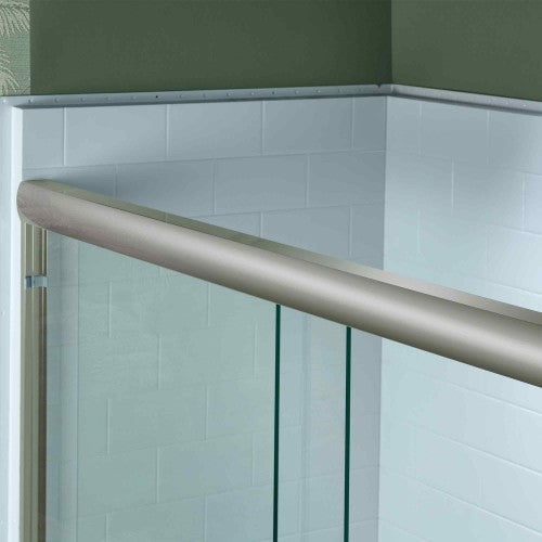 Stainless Steel Brushed Nickel Shower Door Brushed Nickel 8