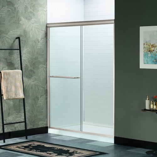 Stainless Steel Brushed Nickel Shower Door Brushed Nickel 3