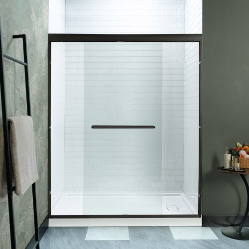 Stainless Steel Matte Black Shower Door Matte Black 4