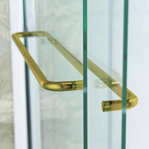 Stainless Steel Brushed Gold Shower Door Brushed Gold 7