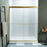 Stainless Steel Brushed Gold Shower Door Brushed Gold 1