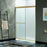Stainless Steel Brushed Gold Shower Door Brushed Gold 3