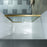 Stainless Steel Brushed Gold Shower Door Brushed Gold 5