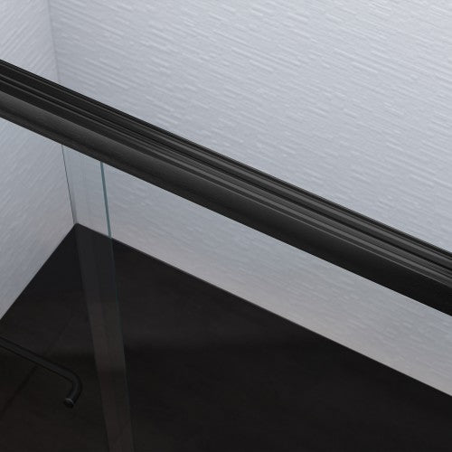 Stainless Steel Matte Black Shower Door Matte Black 11