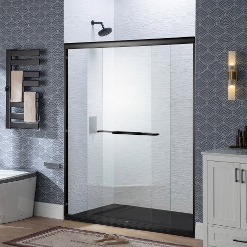 Stainless Steel Matte Black Shower Door Matte Black 7