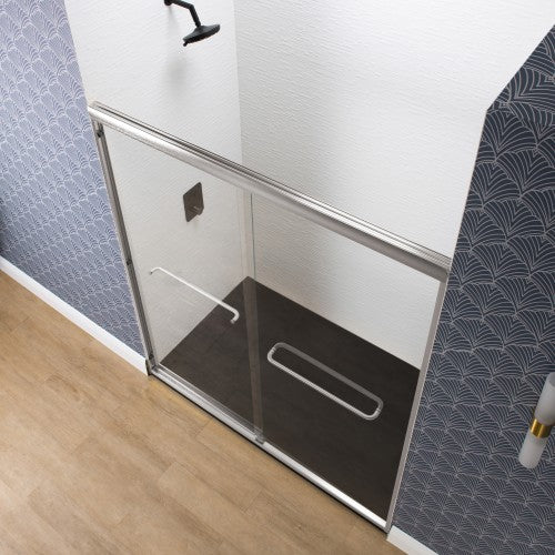 Stainless Steel Brushed Nickel Shower Door Brushed Nickel 8