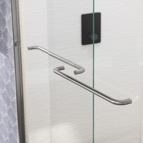 Stainless Steel Brushed Nickel Shower Door Brushed Nickel 5