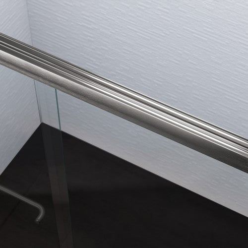 Stainless Steel Brushed Nickel Shower Door Brushed Nickel 6