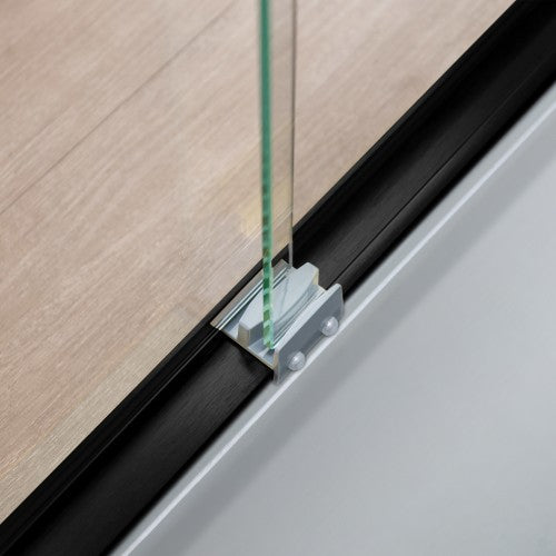 Stainless Steel Matte Black Shower Door Matte Black 7