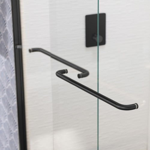 Stainless Steel Matte Black Shower Door Matte Black 6