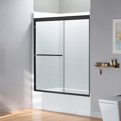Stainless Steel Matte Black Shower Door Matte Black 3