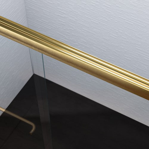 Stainless Steel Brushed Gold Shower Door Brushed Gold 7