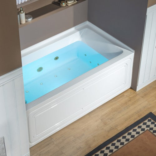 Acrylic White Bathtub Brushed 2