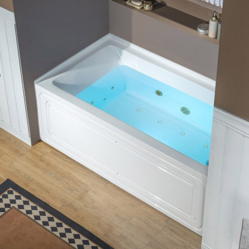 Acrylic White Bathtub Brushed 2