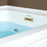Acrylic White Bathtub Brushed 4