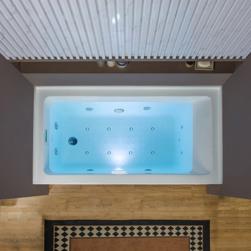 Acrylic White Bathtub Chrome 3