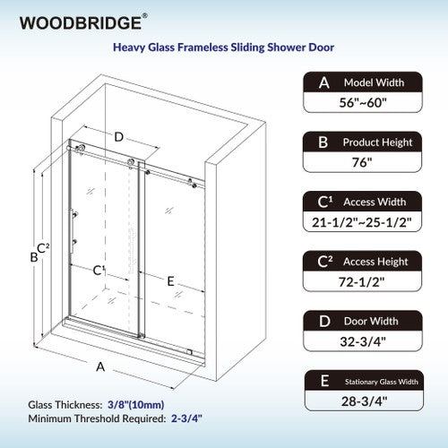 Stainless Steel Matte Black Shower Door Matte Black 7