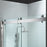 Stainless Steel Brushed Nickel Shower Door Brushed Nickel 3