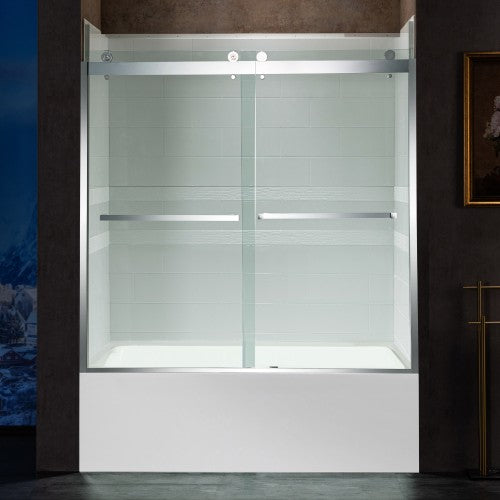 Stainless Steel Chrome Shower Door Chrome 1