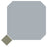 Vaudeville Porcelain Octagon Humo with Taco Oliva Tile Matte 3