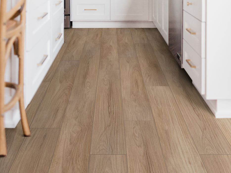 Distinction Plus Vinyl Hazelnut Brown Resilient Luxury Vinyl Plank ScufResist 2