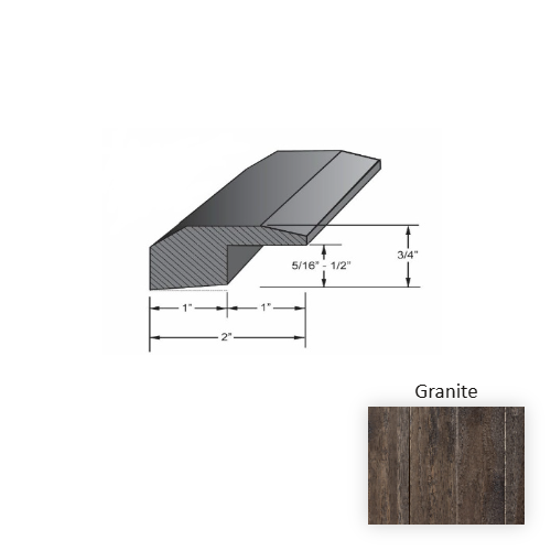 Oakmont Wood Granite Hardwood Moulding / Trim Aluminum Oxide 1