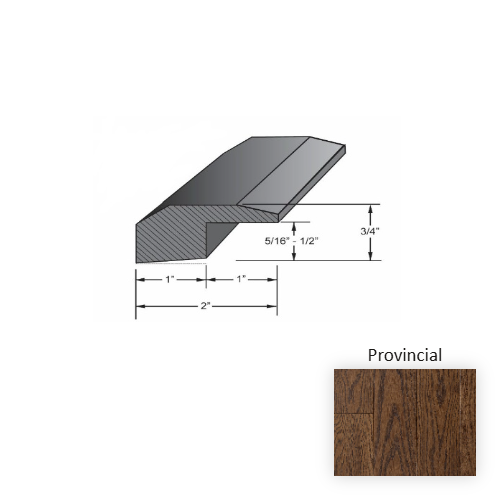 Oakmont Wood Provincial Hardwood Moulding / Trim Aluminum Oxide 1