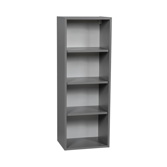 Wallkitchens Wood Grey  Wall Cabinet Grey 1