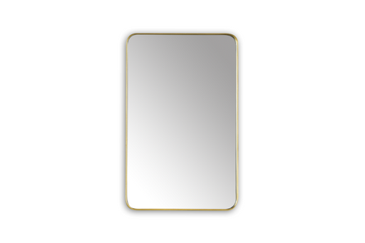 High Density Fiberboard (HDF) Gold Bathroom Mirror 1