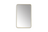 High Density Fiberboard (HDF) Gold Bathroom Mirror 1