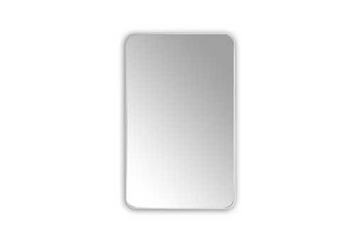 High Density Fiberboard (HDF) White Bathroom Mirror 1