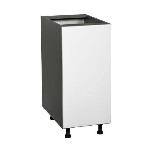 Wallkitchens Wood White Glossy Base Cabinet White Glossy 1