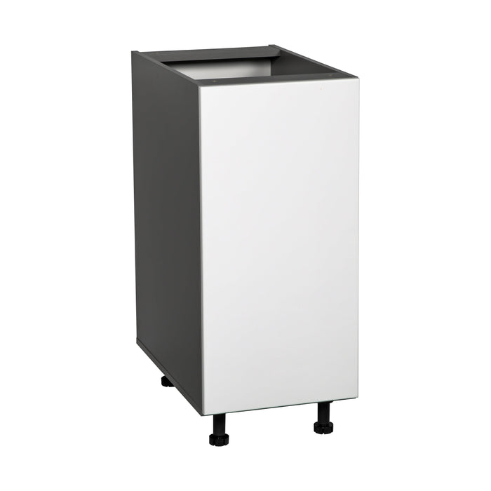 Wallkitchens Wood White Glossy Base Cabinet White Glossy 1
