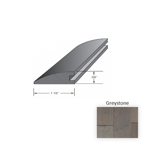 Devonshire Wood Greystone Hardwood Moulding / Trim Aluminum Oxide 1