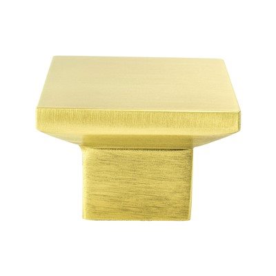 Elevate Aluminum Satin Gold Cabinet Knob  1