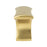Aspire Zinc Modern Brushed Gold Cabinet Knob  1