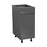 Wallkitchens Wood Grey Glossy Base Cabinet Grey Glossy 1