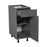 Wallkitchens Wood Grey Glossy Base Cabinet Grey Glossy 2