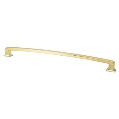 Hearthstone Zinc Modern Brushed Gold Appliance Pull  2